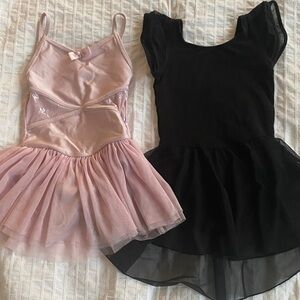 Kids Ballet Leotard Set - 4-5T, Pink and Black